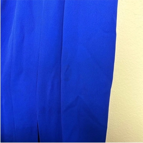 Galvan London Blue Formal Cutout Gown - Picture 7 of 14